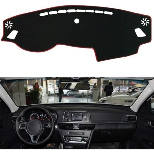 For Kia Optima K5 2016 2017 2018 2019 Dashboard Cover Mat Pad DashMat Sun Shade Instrument Covers Carpet Car Styling Accessories