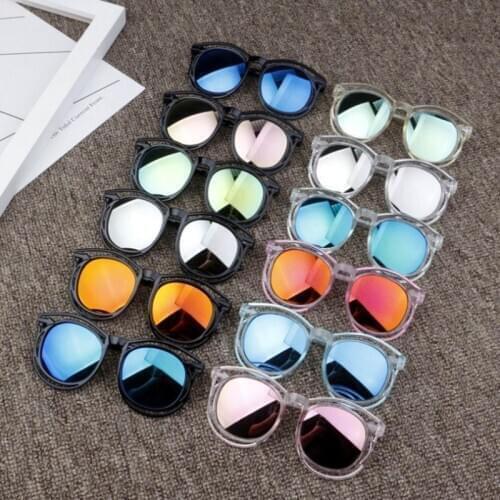 Fashion Candy Color Sunglasses Kids Anti-UV Polarized Sun Glasses for Children Boys Girls Travel Goggles Baby Sun-Shading