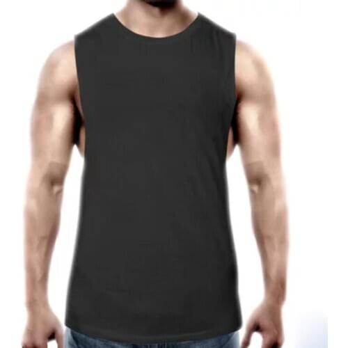 Running Vest Men Fitness Clothing Gym Stringer Tank Top Mens Plain Bodybuilding Sleeveless shirt Blank Workout Shirt Muscle Vest