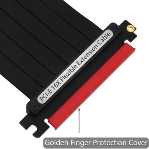 PCIe 3.0 x16 PCI Express Riser Extender Cable Flexible High Speed 90 Degree GUP