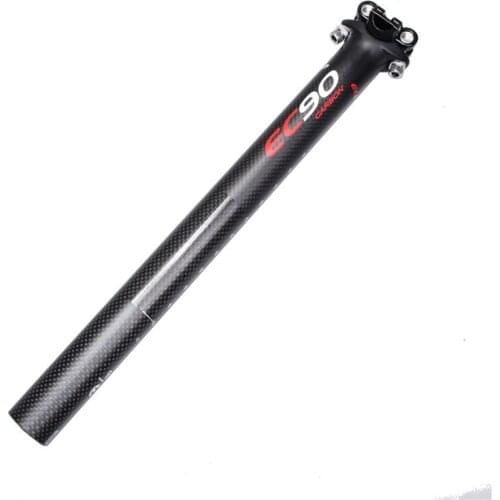 90 Full Carbon Bike Seatpost Road Mountain Bicycle Seat Posts MTB Parts 27.2/30.8/31.6mm 3k Matt Cycling Seat Post