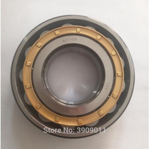 SHLNZB Bearing 1Pcs N304 N304E N304M N304EM N304ECM C3 20*52*15mm Brass Cage Cylindrical Roller Bearings