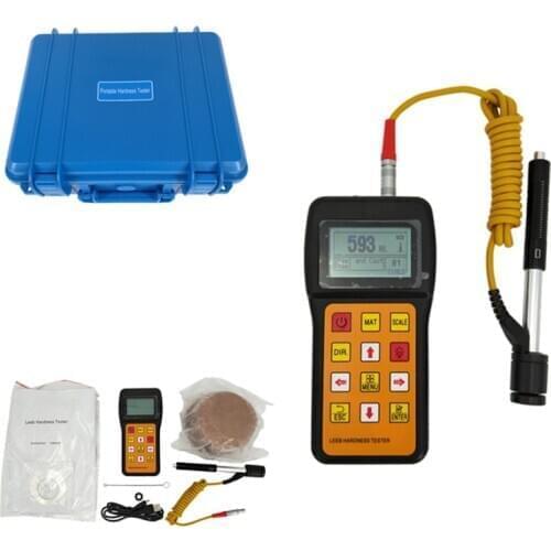 NDT Digital Portable Leeb Hardness Tester Metal Measuring Testing Large-sized Workpiece Large Screen Display Easy Use