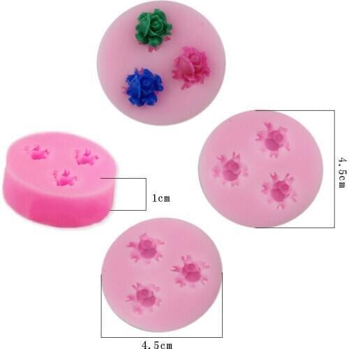 DIY Silicone Round 3 Even 6 Pages Sunflower Baking Mold Fondant Cake Tool Chocolate Cookies Pastry Soap Mould Gift