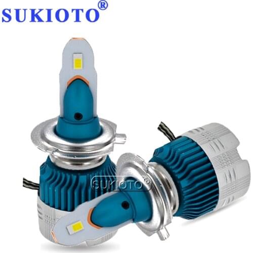 SUKIOTO LED Headlight H4 H7 H11 H1 HB3 HB4 9012 LED car Headlight Bulbs yellow 3000K 6500K 8000K Fog Lamp IP67 waterproof LED