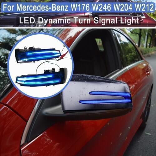 Dynamic Blinker LED Turn Signal Light Indicator For Mercedes-Benz A B C E S CLA GLA CLS Class W176 W246 W204 W212 C117 X156