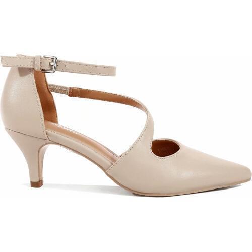 MaxMuxun Womens Low Heels Slingback Dress Pointed Kitten Pumps Stylish Sexy Kitten Heel Party Shoes