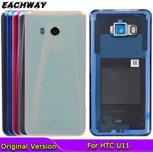 U11 back cover 5.5" For htc u11 back Battery cover Door Rear Glass U-3W U-1W Housing Case For HTC U11 Battery Cover