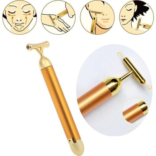 Beauty Bar Slimming Home Faces Vibrating Massage Roller Waterproof Face Lifting Anti Aging Tighten Skin Care Wrinkle Tool