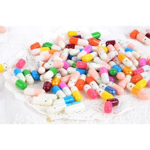 100Pcs/lot Multiple Colors Korean Drama Toy A Millionaires First Love Pills Toy Capsule Paper Message Pills HOT Valentine Gift