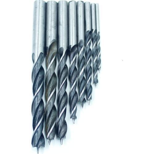 8pcs/set Twist Drill Bit Power Tools Brocas Metal Handle HSS Drilling Bits 3/4/5/6/7/8/9/10mm for Metalworking
