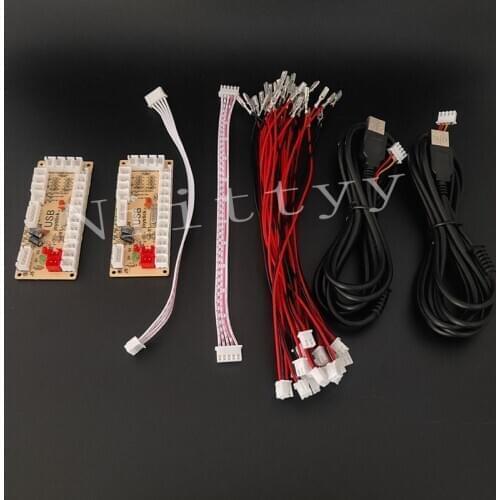 Zero Delay Arcade DIY Kit Arcade Joystick DIY Kit USB Encoder To PC PS3 for 4way and 8way ZIPPY JOYSTICK & Arcade BUTTON