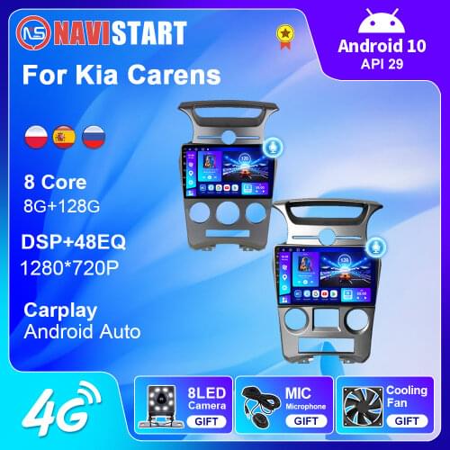 Car Radio for Kia Carens 2006-2012 Autoradio Multimedia Video Player Stereo Station 1 2 Din Android 10 Audio Bluetooth Carplay
