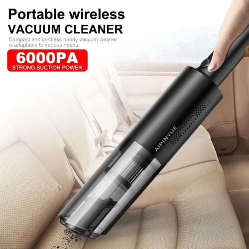 Mini Wireless Charging Car Vacuum Cleaner Handheld Dual-use In The Car And Home High-power Powerful Vacuum Cleaner For Small Car