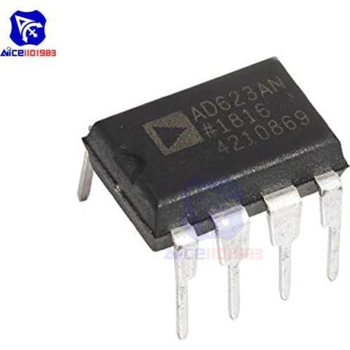 1 Piece IC Chip Instrument Amplifier AD623 AD623AN AD623ANZ DIP-8 Original Integrate Circuit Chip