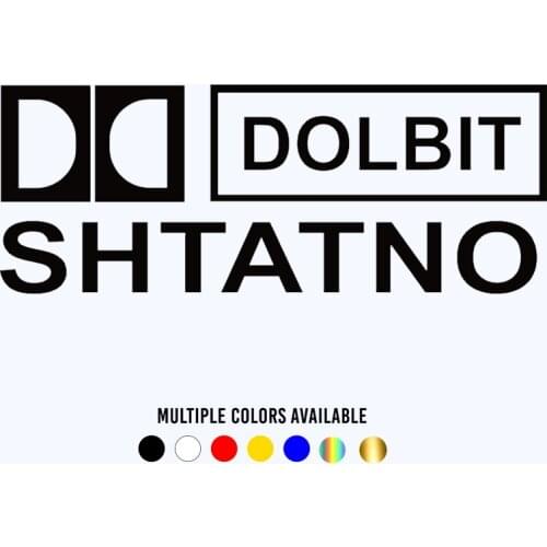 CK2648#24*9cm Dolbit Shtatno funny car sticker vinyl decal silver/black car auto stickers for car bumper window car decorations