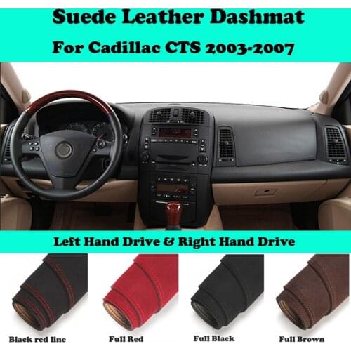 For Cadillac CTS 2003 2004 2005 2006 2007 Suede Leather Dashmat Dashboard Cover Pad Dash Mat Car-Styling Carpet Accessories