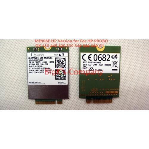 JINYUSHI For ME906E 100% Original 704031-001 702199-002 LTE 4G WCDMA GSM Module for HP lt4112 Probook / EliteBook