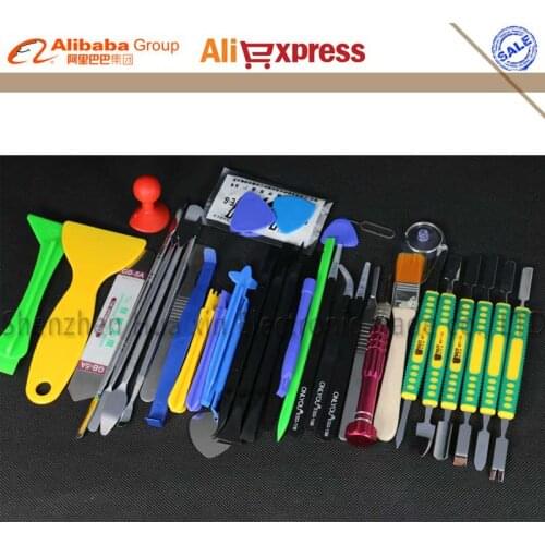 38 In 1 New Upgrade All Phone Opening Repair Tools Screwdrivers Set Kit Carving Knife ESD Tweezers For IPhone Ipad Samsung