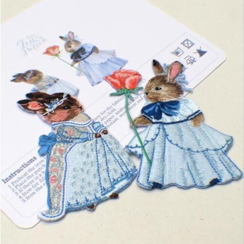 Embroidery patch badge patches for clothing cartoon sew / iron on patches para ropa DIY patchwork