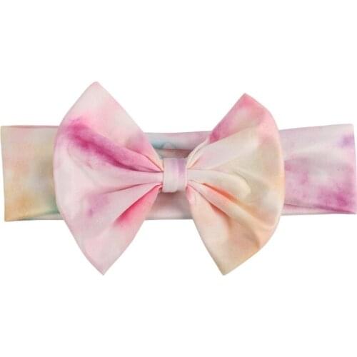 Newborn Baby Receiving Blanket Headband Set Infant Gradient Color Swaddle Wrap