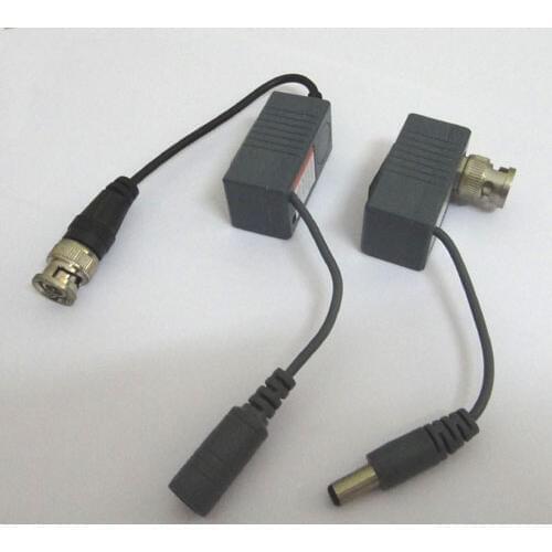 One pair of CCTV Camera Video Power Balun UTP Cable Transceiver suitable for DC12V CCTV system