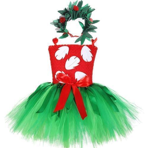 Lilo Tutu Dress Baby Girl Summer Hawaii Dance Dresses Toddler Infant Lilo Birthday Role Play Outfit Costume With Hat Headband
