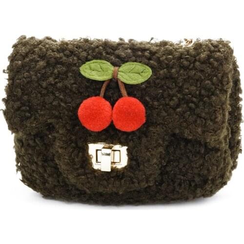 Plush Children Messenger Bags Kids Kindergarten Shoulder Bag Cute Toddler Crossbody Bag for Girl Handbag Cartoon Baby Coin Purse