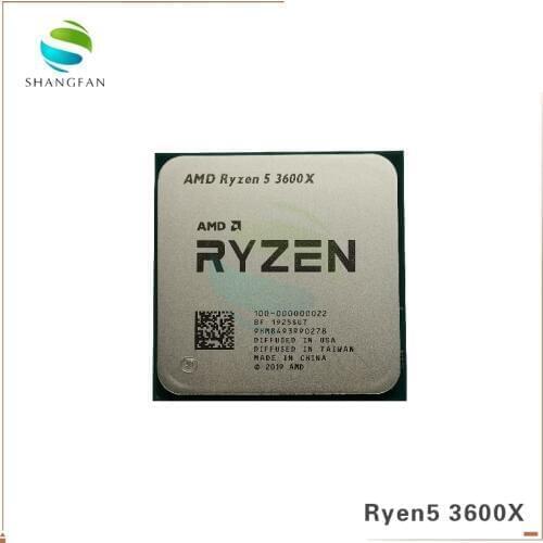 AMD Ryzen 5 3600X R5 3600X 3.8 GHz Six-Core Twelve-Thread 7NM 95W L3=32M 100-000000022 CPU Processor Socket AM4