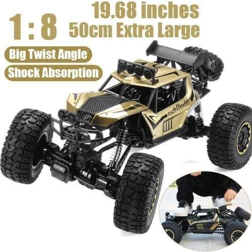 1:8 50cm RC Car 2.4G Radio Control 4WD Off-road Electric Vehicle Monster Buggy Remote Control Car Gift Toys For Children Boys