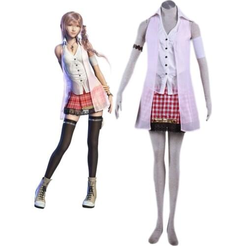 Serah Farron Cosplay Final Fantasy 13 Serah Farron Cosplay Costume Custom Made
