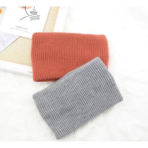 Winter Handmade Knitted Headband for Women Autumn Winter Girls Hair Accessories Headwear Wide Elastic Hair Band Ear Warmer