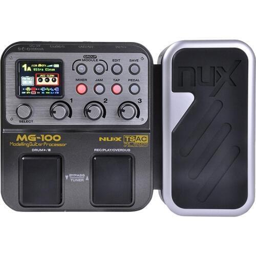 1 Set MG-100 Processor Guitar Modeling Guitar Effect Pedal Drum Tuner Recorder Multi-function With Guitar Modeling Processor