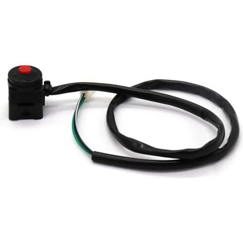 1Pcs Motorcycle Kill Stop Switch Red Push Button Horn Starter For Dirt Bike ATV 22mm 7/8