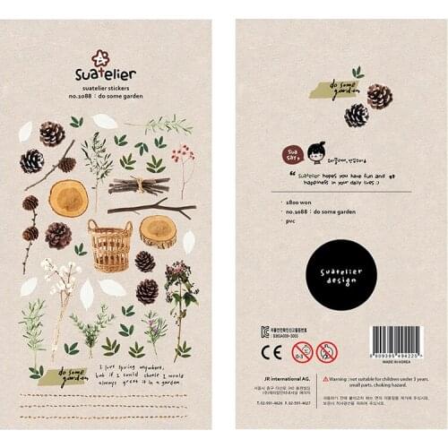 1 Pc Do Some Garden Sticker Decorative Mobile Stickers PVC Scrapbooking Korean Stationery Planner Stickers