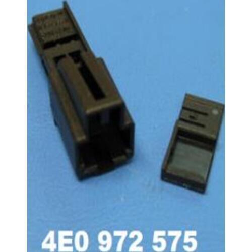 10pcs/lot 2 Pin/Way Male Car Door Lamp Connector License Plate LED Lights Plug For Audi Volkswagen Skoda 4E0972575 4E0 972 575