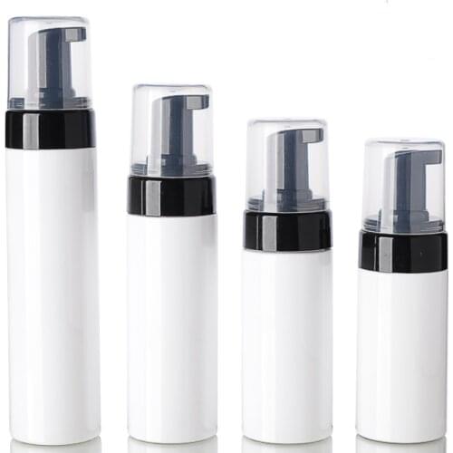10Pcs Plastic Foamer Pump Bottle Refillable Empty Cosmetic Bottle Cleanser Soap Dispenser Foam Container 100ml 120ml 150ml