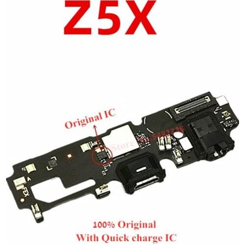 100% Original USB Charging Dock Port Flex cable For OPPO Z5X Charger Plug Board with Microphone Earphone Jack Replacement Parts