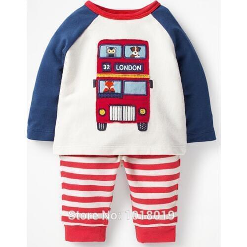 100% Combed Cotton Long Sleeve t-shirts Pants 2pc Children Suits Bebe Kids Quality Brand New 2020 Baby Boys Clothes Sets Outfits