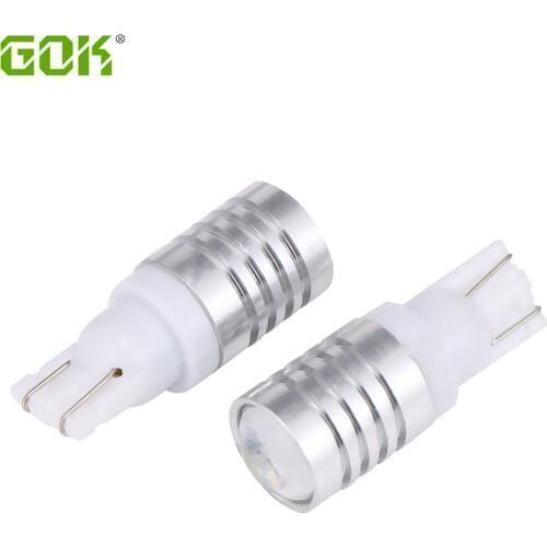 2pcs/lot Free Shipping Car Lights T10 led light W5w Led ,car Bulbs 194 ,t10 5w Cree chips led Car wedge parking dome light