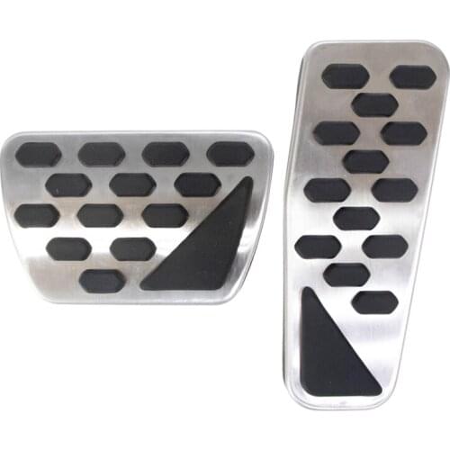 2Pcs Interior Accelerator Fuel Gas Brake Pedal Pad Cover Non Slip Fit For Jeep Wrangler JL 2018+ Car Styling