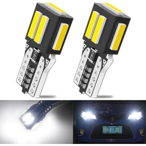 2X T10 W5W LED Bulbs Canbus No Error Led Car Parking Light for Giulietta Mito VW Golf 4 5 7 6 mk7 mk5 Alfa Romeo 159 147 156