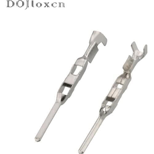 50 Pcs 1.5mm Automotive Crimping Wire Terminal Brass Tinned Male Pins Of Fci 211cc2s1120 211cc2s1160