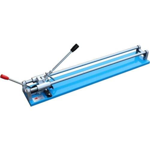 800MM/1000MM Manual Floor Tile Cutter Slicer Tile Push Knife Unplugged Dust Free And No Noise With 2 Cutter Heads