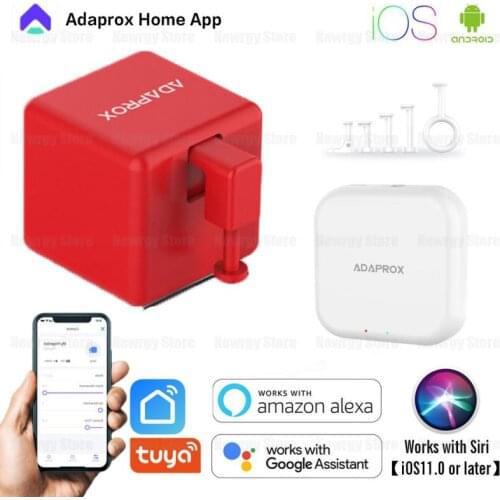 Adaprox Fingerbot The Smallest Robot Smart Mechanical Arms Smart Switch Button Pusher Work With Alexa Google Smart Life Adaprox