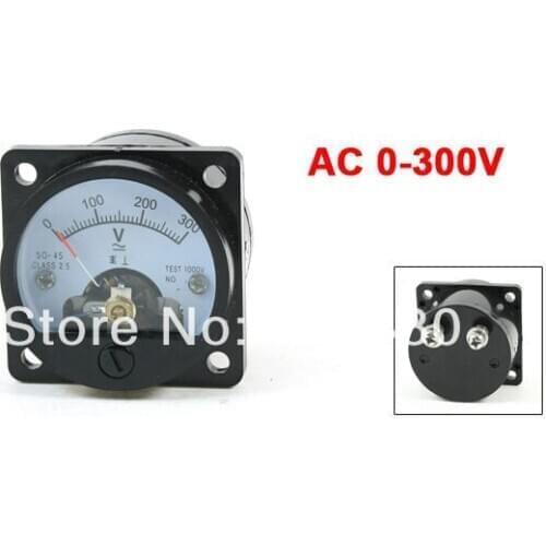 1 x AC 0-300V 300V Analog Panel Volt Voltage Meter Voltmeter Gauge SO45