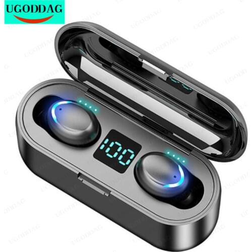 Fone TWS Bluetooth 5.0 Wireless Ear buds Touch 8D Heavy Bass HiFi Stereo Earphones Sport Gaming Music Headsets For IOS Android