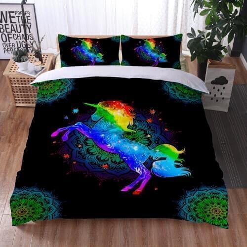 Bohemia Fantasy Animal 3D Print Comforter Bedding Set Adult Duvet Cover Sets Pillowcase Twin Full Queen King Size Home Textile