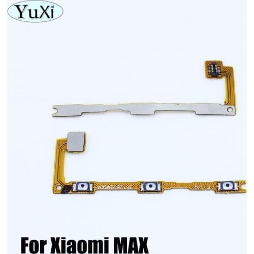YuXi brand 1 pcs for Xiaomi max mimax Side Power ON OFF Volume Key Button Switch Flex Cable Ribbon Replacement parts