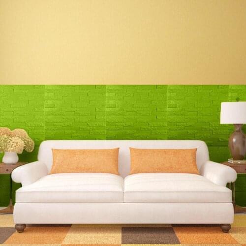 D Brick PE Foam Wall Stickers Panels Room Decal Stone Decoration Embossed Living Room Kids Safty Bedroom Home Decor